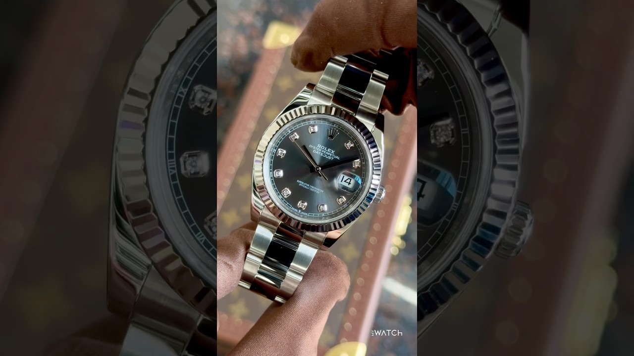 Rolex Datejust 41mm 126334 Stainless Steel Oyster Rhodium Diamond Dial 🔥😮‍💨