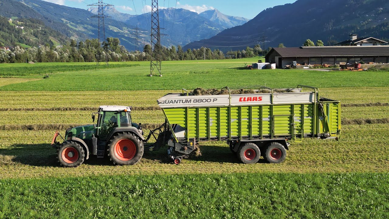 Grass Silage In The Alps | Fendt 714 + Claas Quantum 8800 | 2024