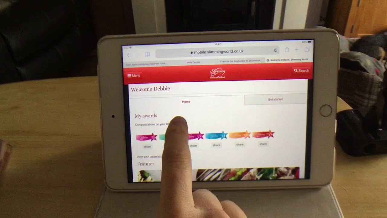 How to use the Slimming World app and website