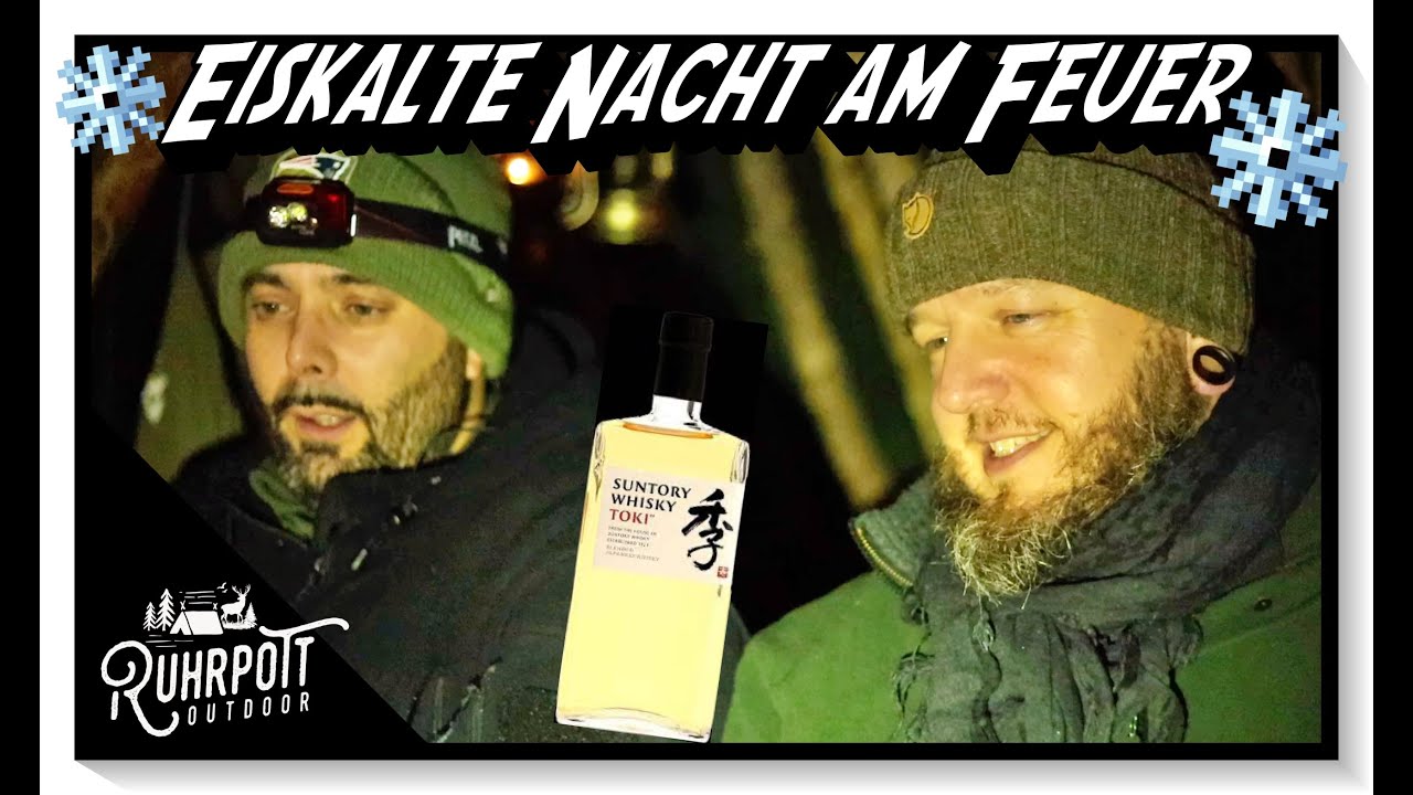 Eiskalte Nacht mit Whisky am Feuer - Ruhrpott Outdoor