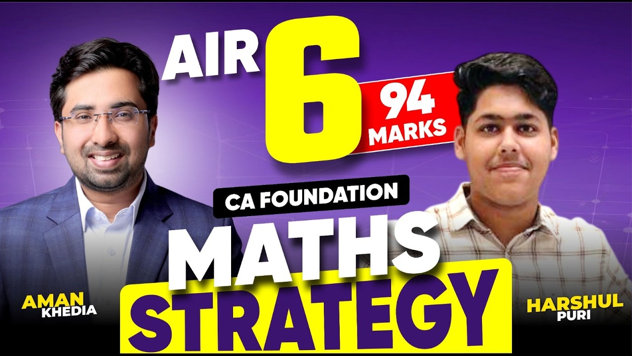 How CA Foundation AIR - 06 Cracked the Exam 🔥 Actual Strategy Revealed