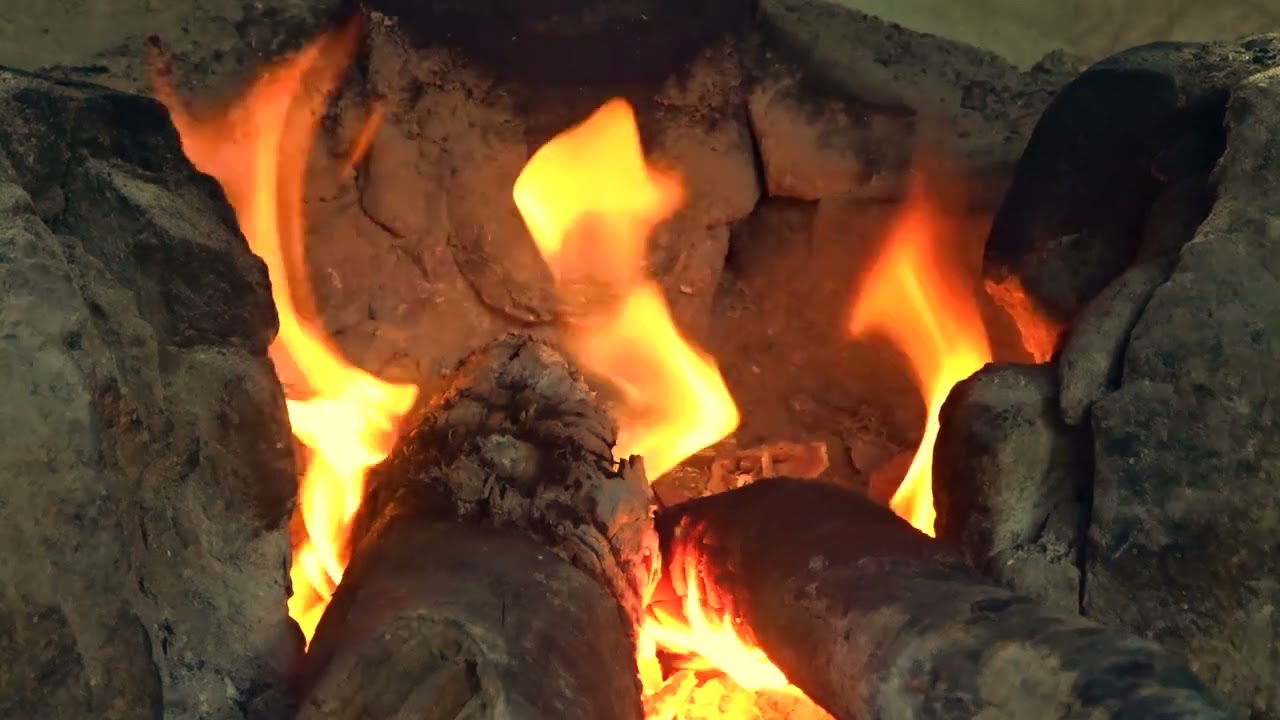 Relaxing Outdoor Fireplace 🔥Sounds for Sleep & Relaxation