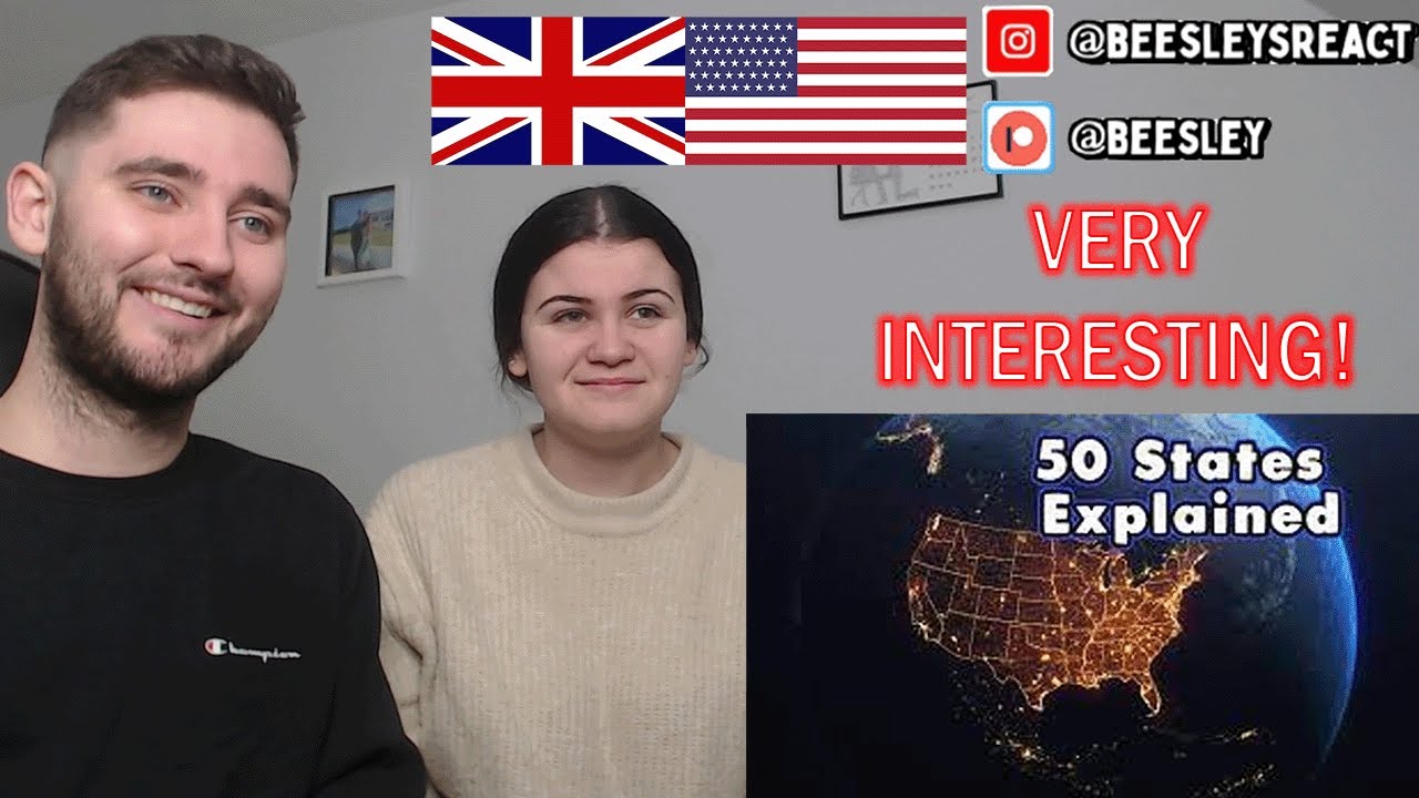 British Couple Reacts to The US Explained: State by State