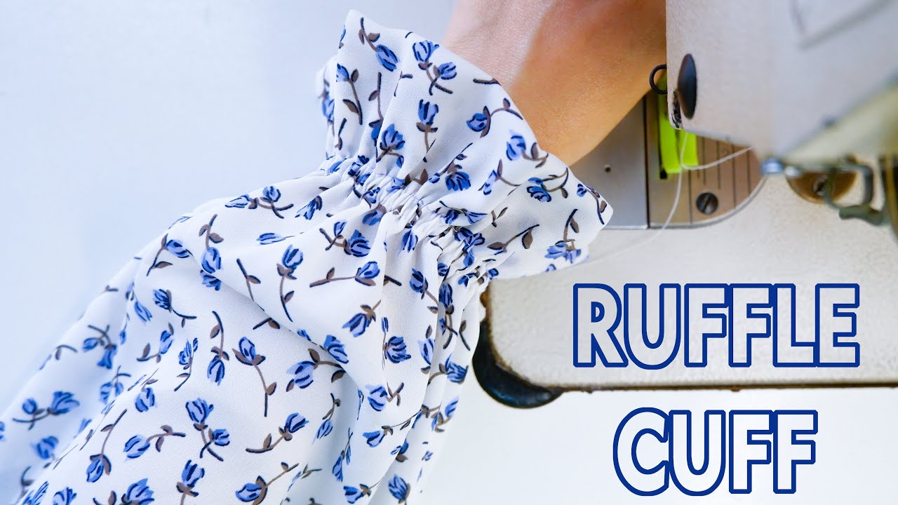 Sewing Tips And Tricks | How To Sew Ruffle Cuff Sleeve | Thuy Sewing