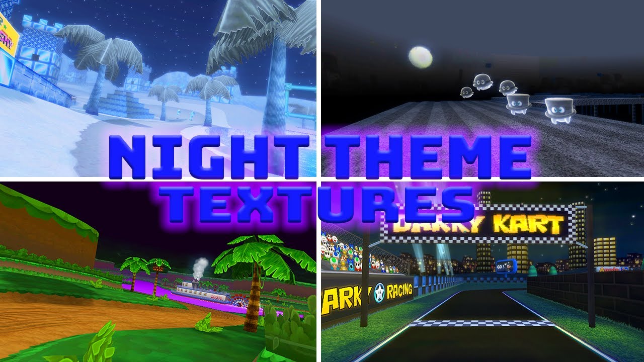 Mario Kart Wii but its only Night Themed Tracks...
