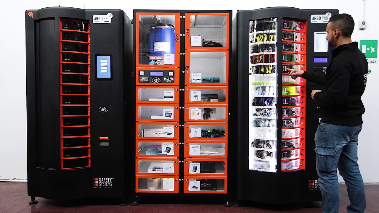 SAFETY SYSTEMS Industrial vending _ ARGO DA PRO-XL - Distributori Automatici DPI - MRO Automatici -