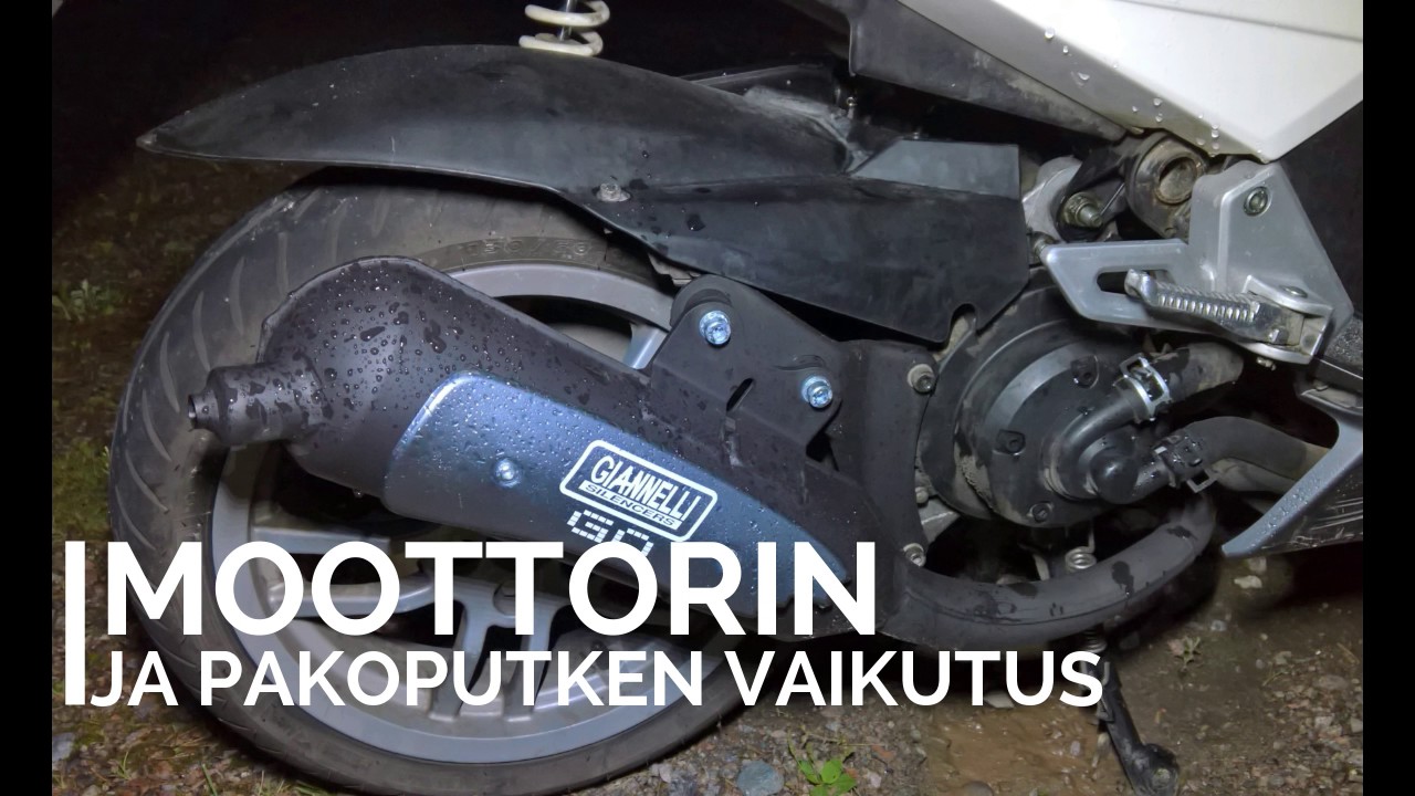 Moposkootterin variaattorin toiminta ja viritys