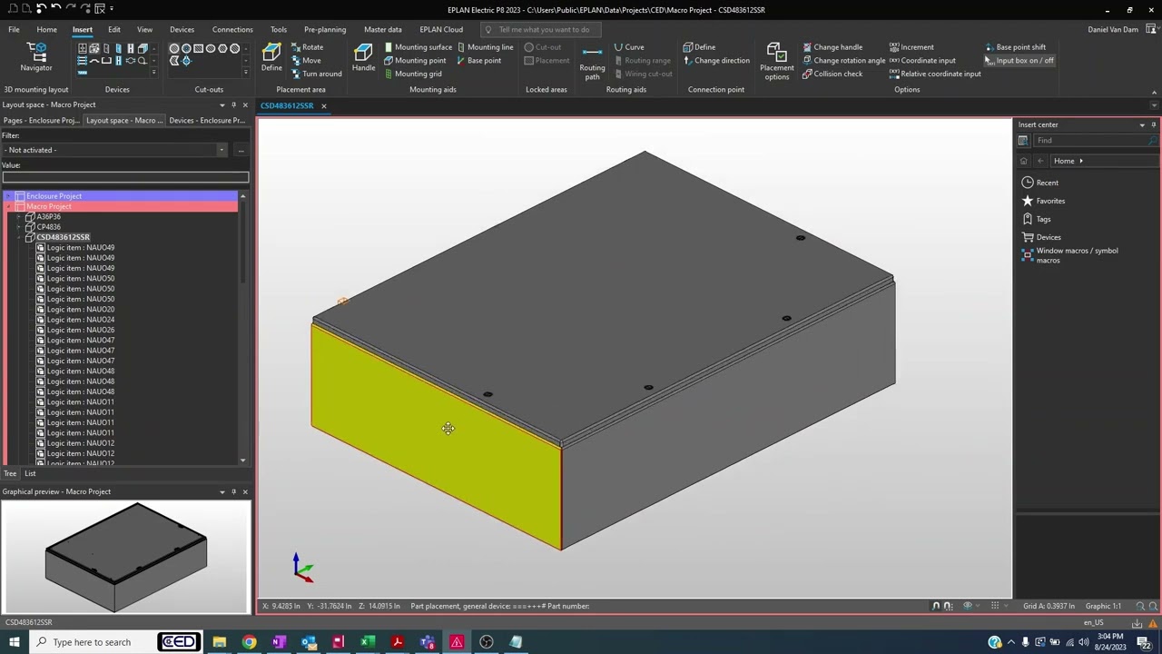 Complete Guide to Create an nVent Hoffman Panel in Eplan ProPanel