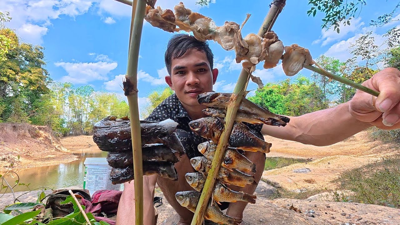 ดำน้ำ ยิงปลา กินเข้าป่า//ມຸດນ້ຳຍິງປາ ກິນເຂົ້າປ່າ Hieng บ่าวเฮียง คนหากิน
