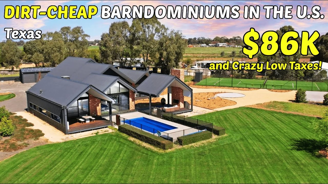 Dirt Cheap Barndominiums For Sale in Texas – Hidden Real Estate Goldmines!