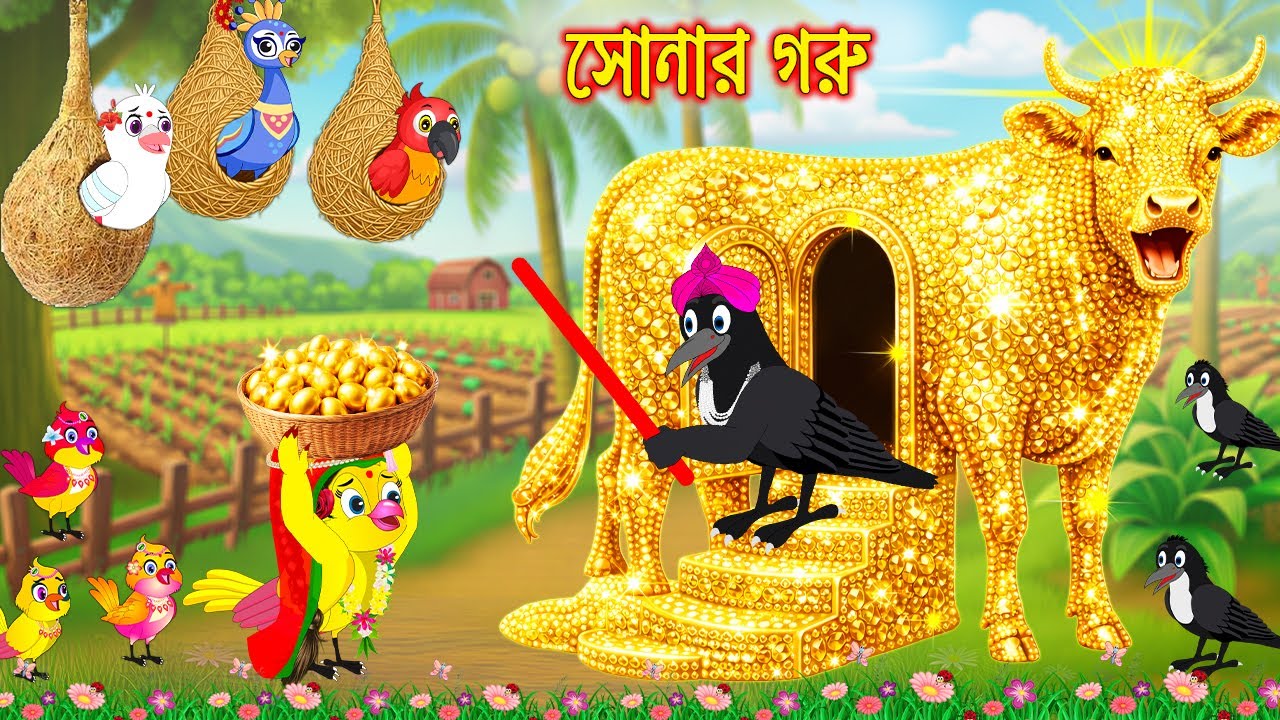 সোনার গরু | Sonar Goru | Bangla Cartoon | Rupkothar golpo | Tuni Pakhir Golpo | Pakhir Golpo