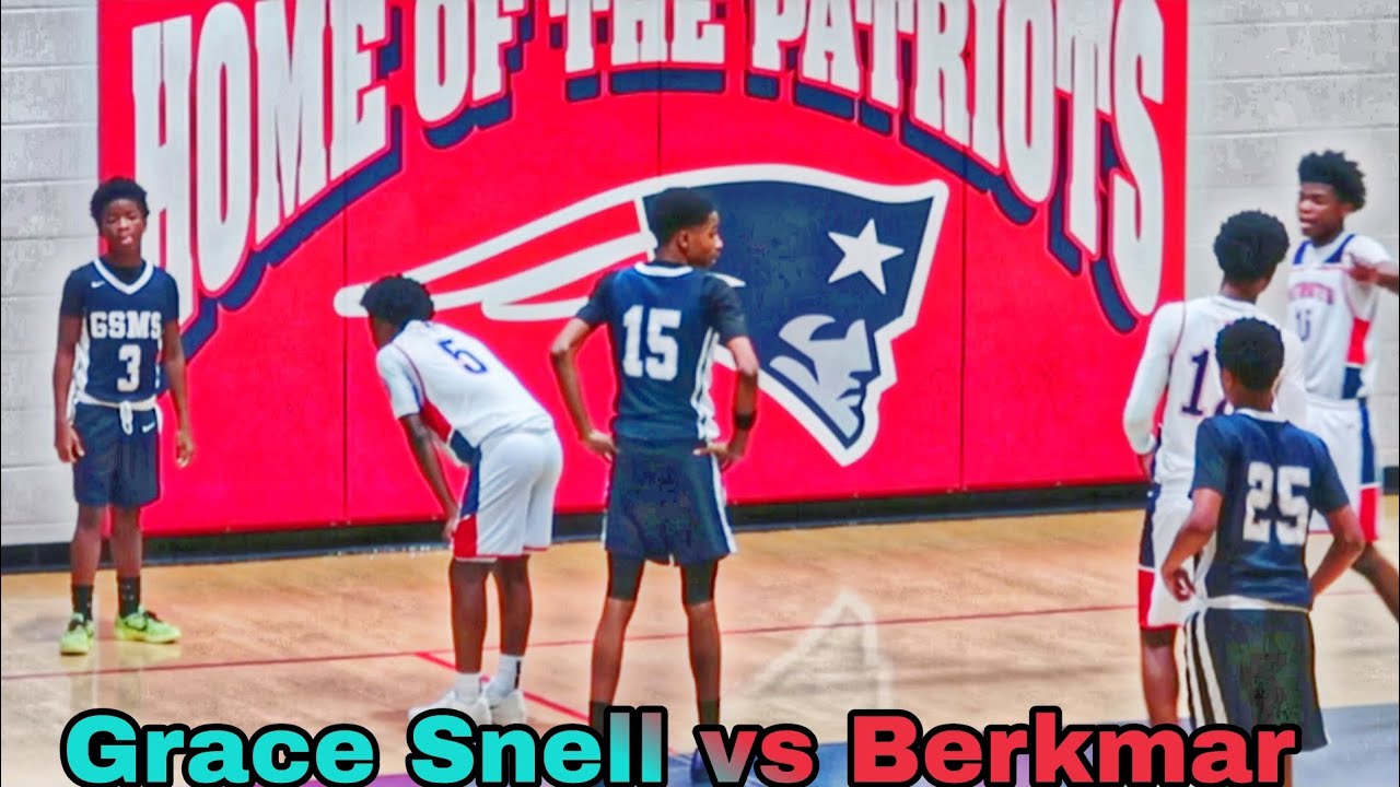Grace Snell vs Berkmar Middle School Basketball!