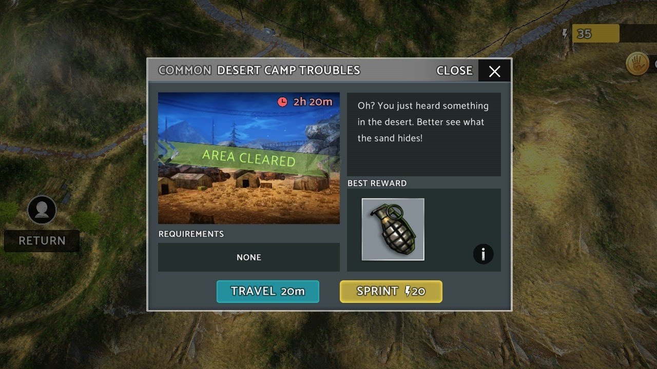 Tomorrow : DESERT CAMP TROUBLES xxccvv.