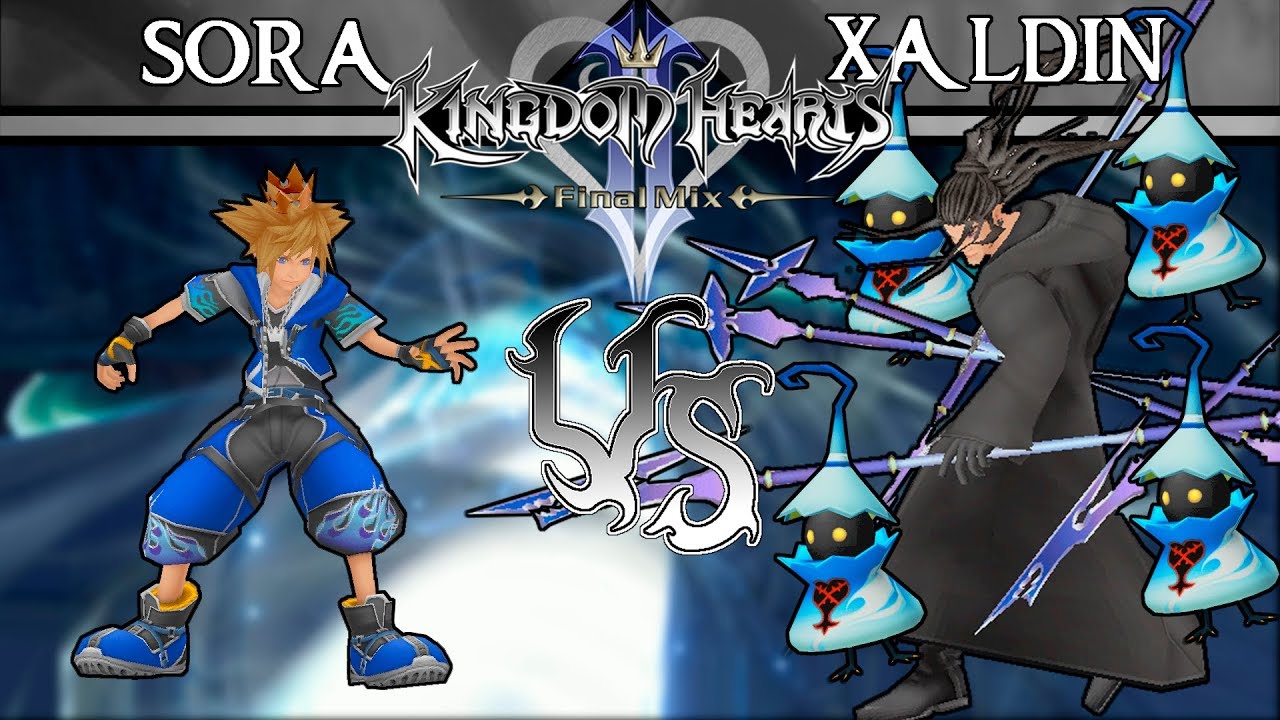 [KH2FM] Ultimate Wisdom Sora vs Aerodynamic Xaldin and Spring Cyclone Swarms
