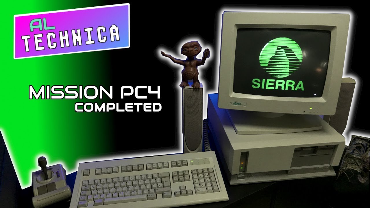 Restoring the Atari PC4 - Part 3 (Video, Sound, Action)
