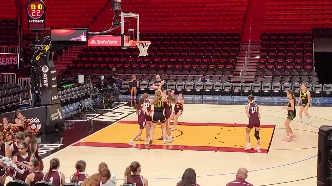 St. Timothy varsity basketball vs St. Theresa at American Airlines Arena kaseyas center