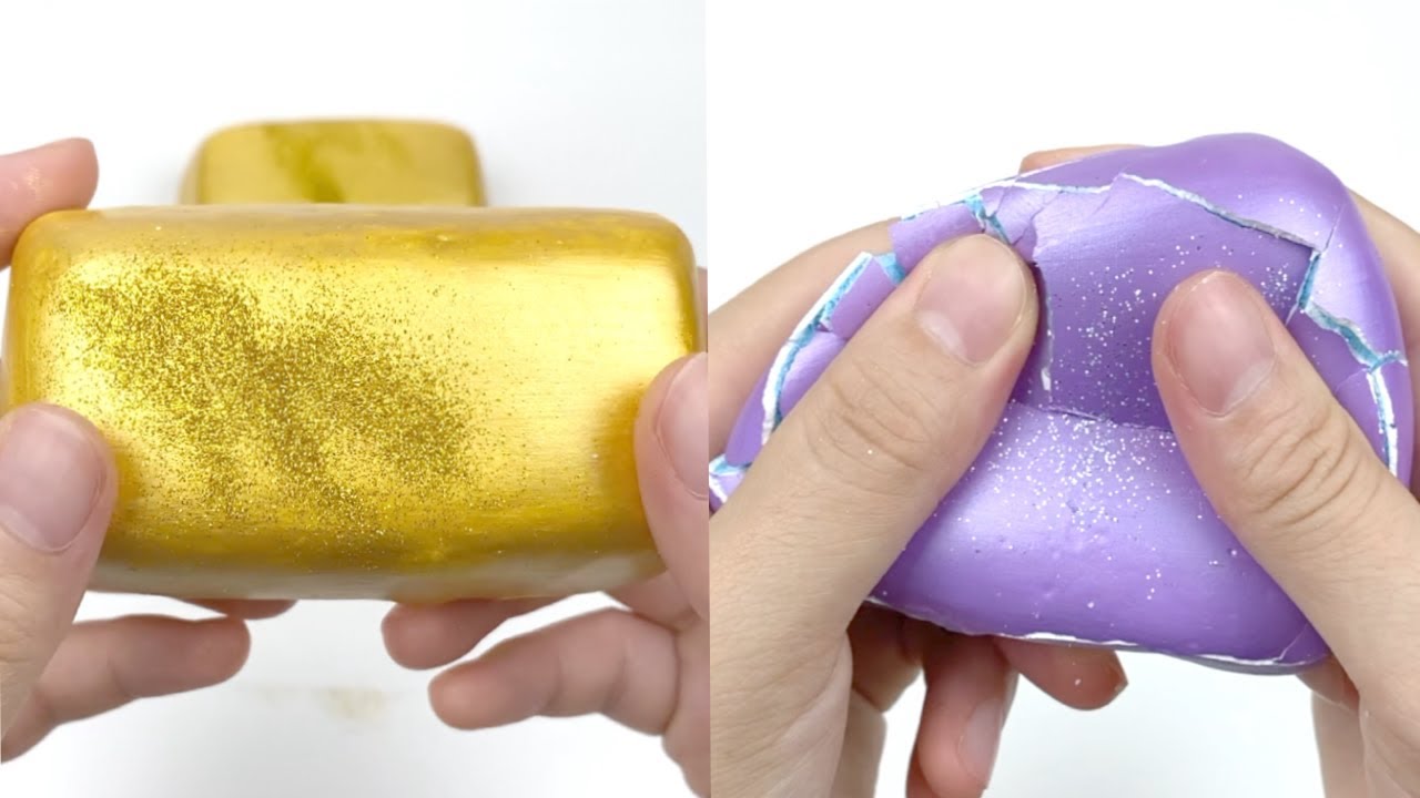 10 minutes No Tapping Plaster Clay Cracking Compilation ASMR #9