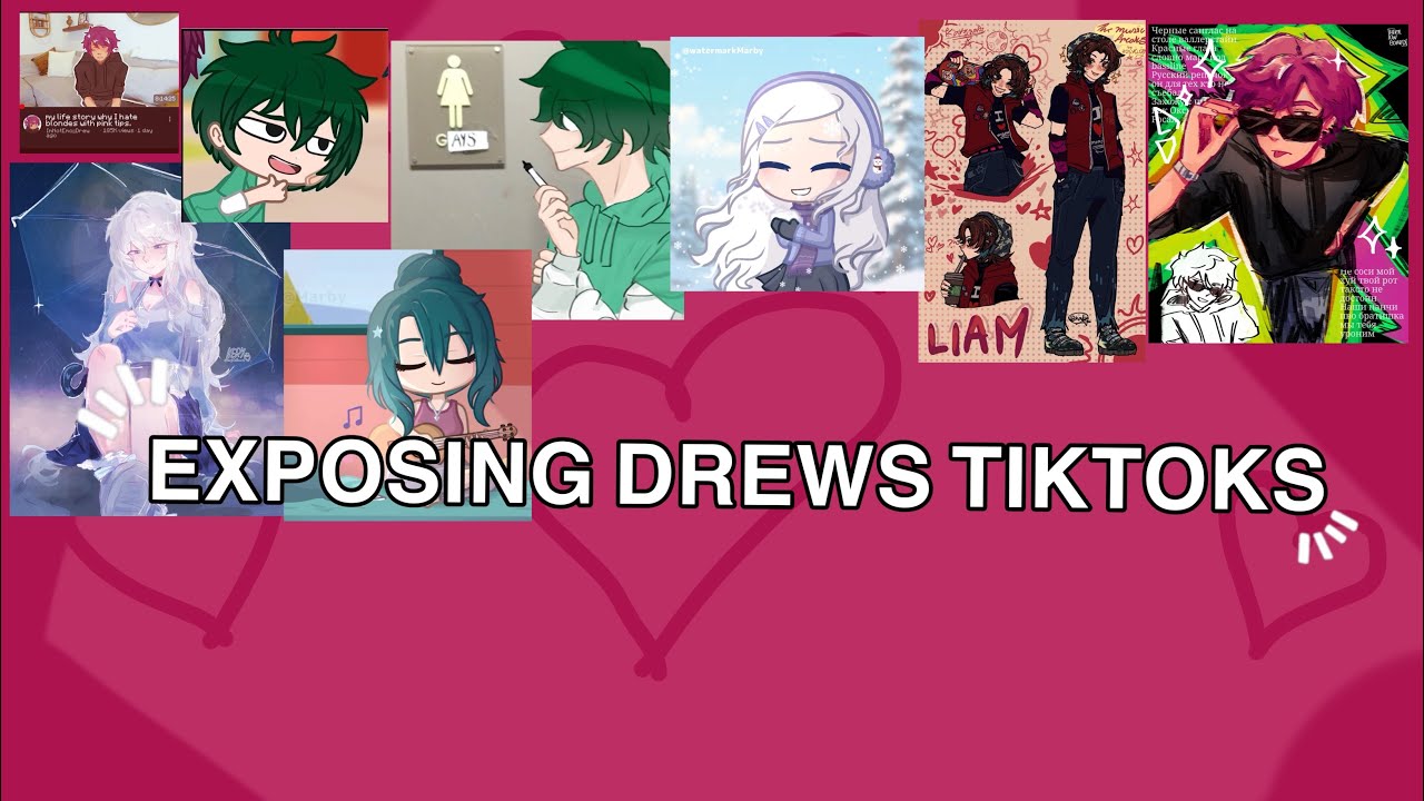 EXPOSING DREWS TIKTOKS||NO ANGST||HINT OF DRIAM||PART 1(will only finish if this does well)||ENJOY||