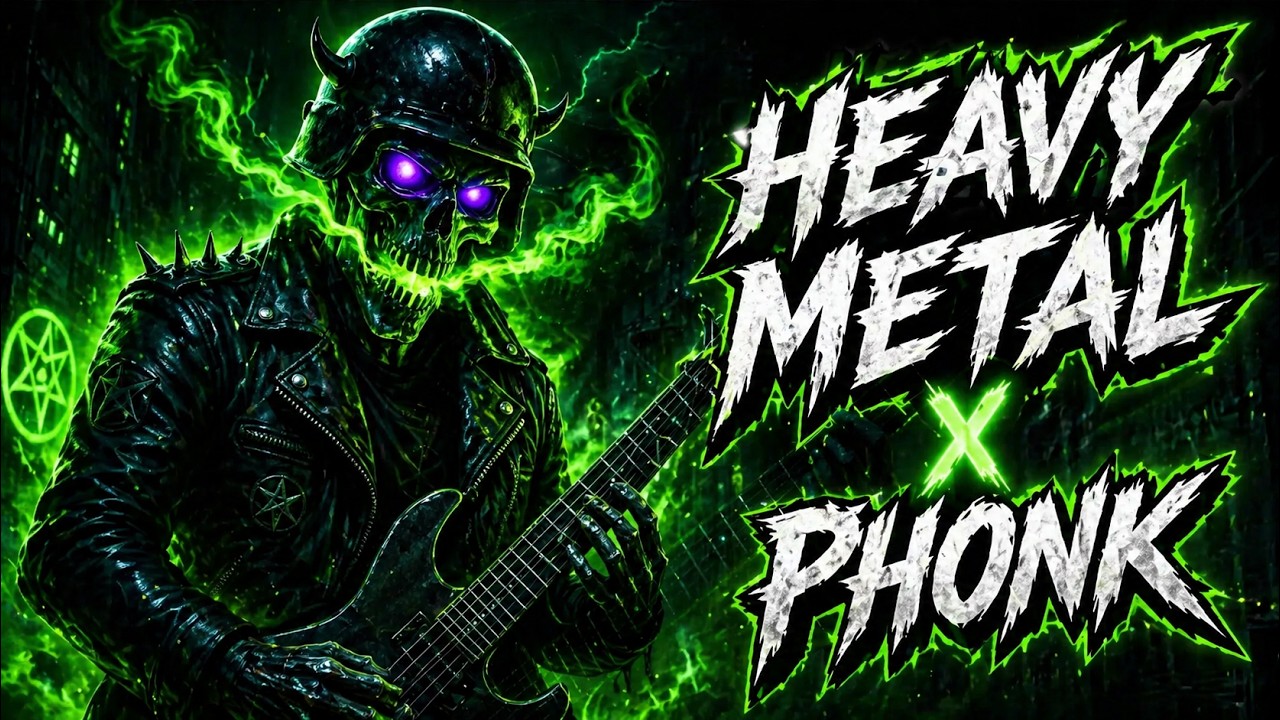 Phonk X Heavy Metal – A Night Ride of 808s and War Guitars 🌙🔊🎸