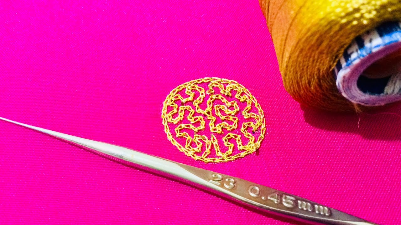 Aari Embroidery tutorial~7