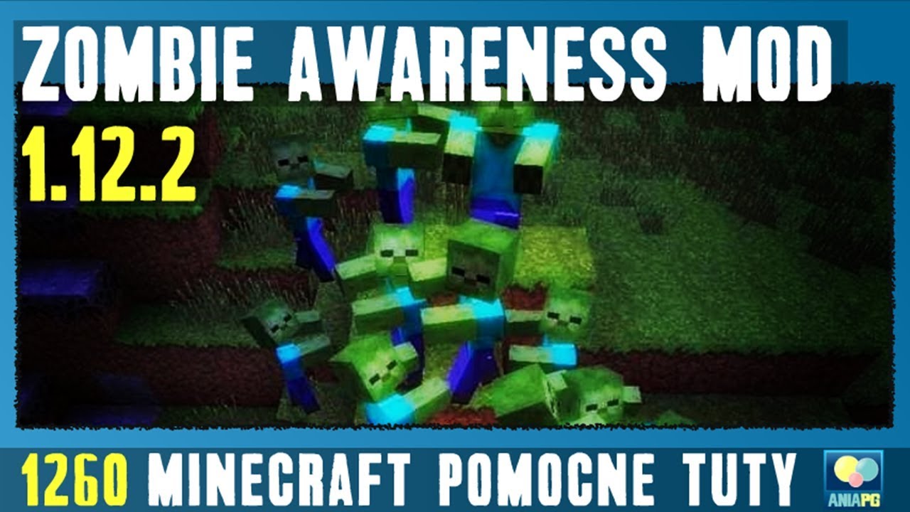 Zombie Awareness 1.12.2 - Jak zainstalować mody - PL Instalacja moda do Minecraft 1.12.2