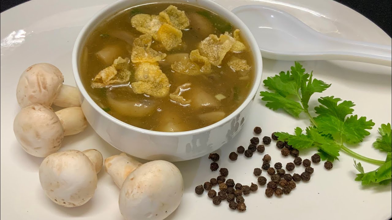 காளான் சூப்/Mushroom soup recipe in tamil/soup recipes in Tamil/ mushroom soup/Roadside kalan soup