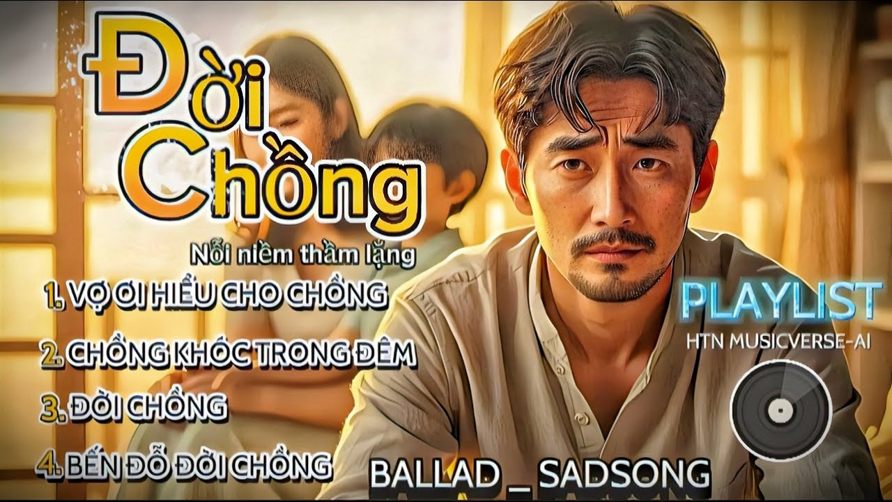 [Playlist mới ]ĐỜI CHỒNG... Nỗi niềm yên tĩnh | Bản ballad buồn buồn |HTN MUSICVERSE-AI