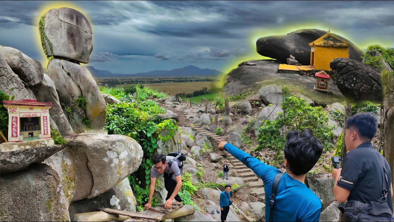 Núi Tượng - Liên Hoa Sơn | Những tảng đá hình thù kỳ quái trên núi ít ai biết.