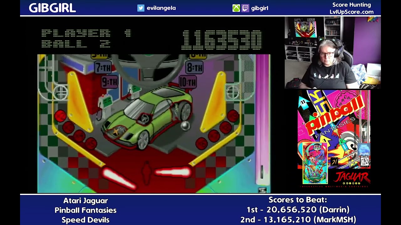 Jaguar - Pinball Fantasies - Speed Devils - For LvlUpScore