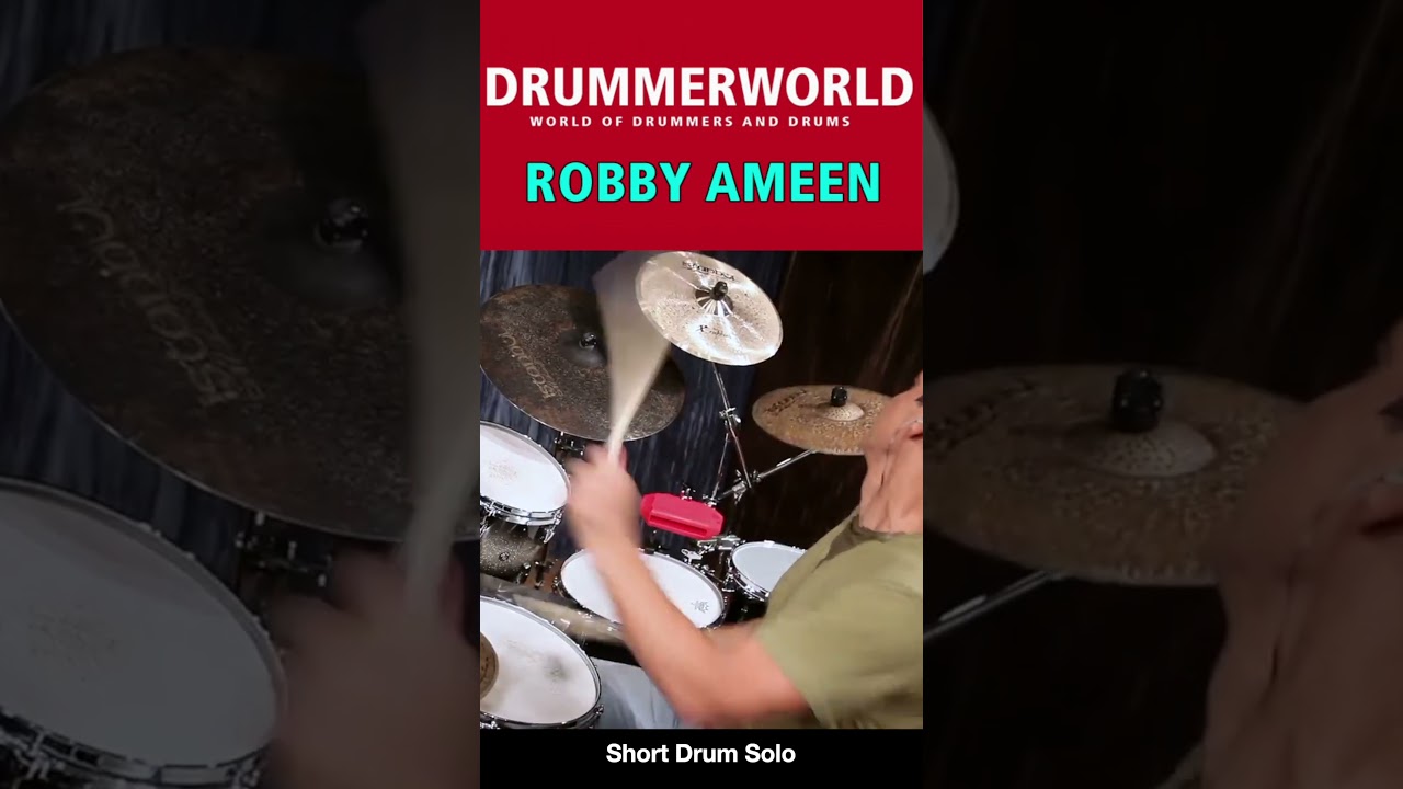 Robby Ameen: Short Drum Solo #robbyameen  #latin  #drummerworld