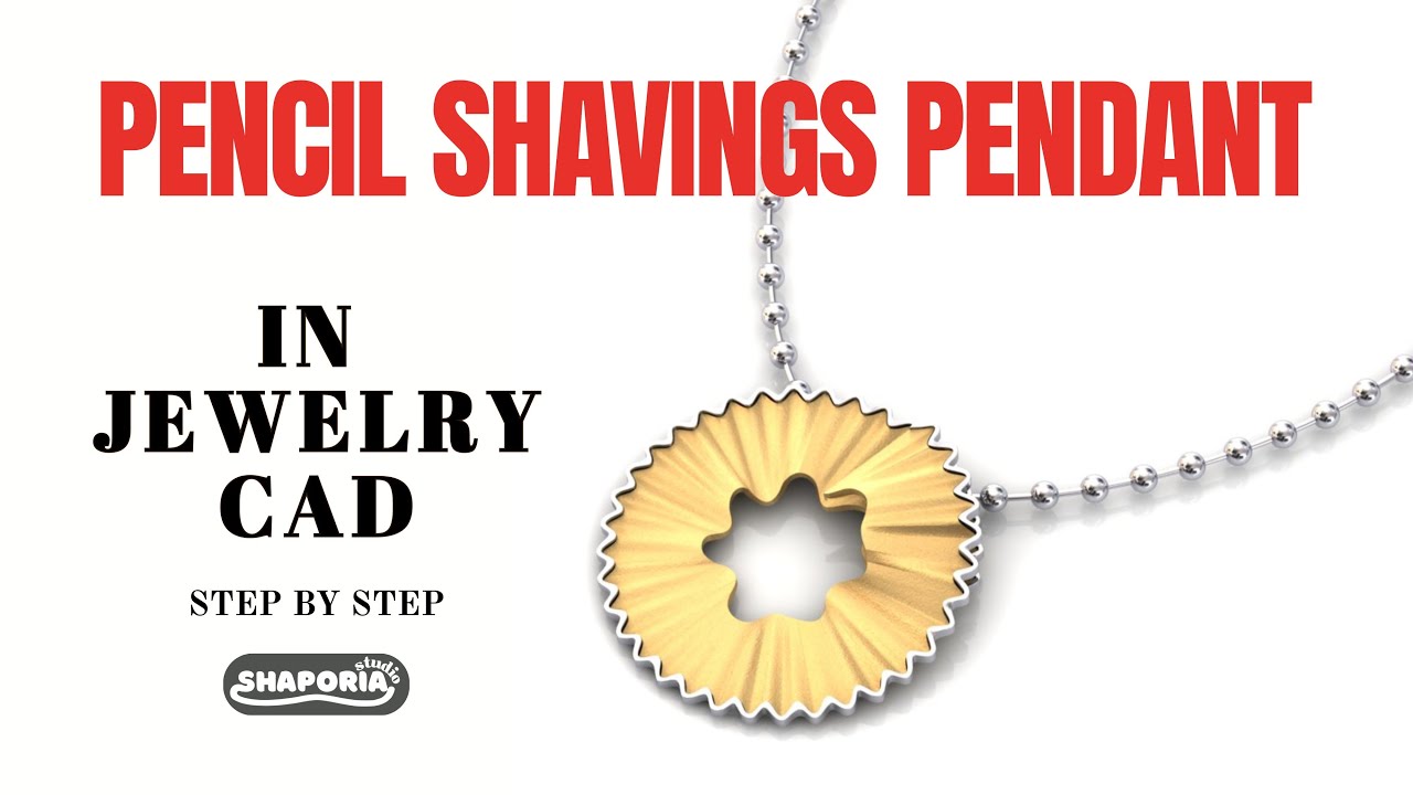 Pencil Shaving Pendant Design in Matrix | Step-by-Step Jewelry Tutorial