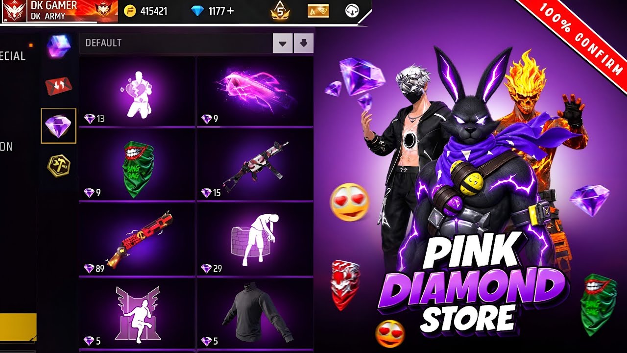 Pink Diamond Store Return 🤯💥 | Thunderborn Bundle Event | free fire new event | ff new event 
