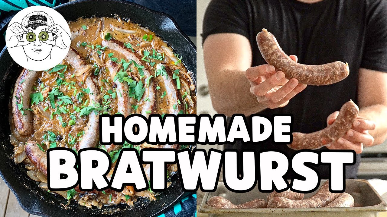 Easy Homemade Bratwurst & How to Cook Beer Brats | From Scratch