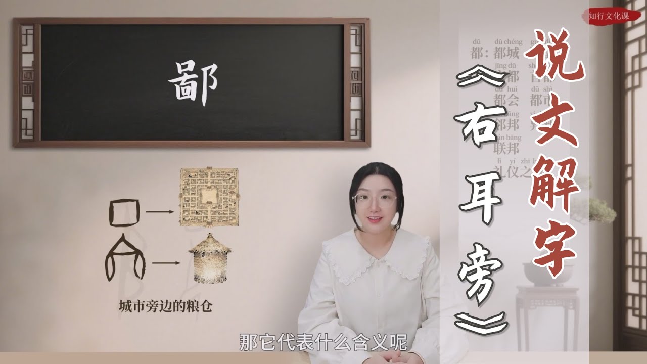 说文解字——《双子性格右耳旁》（下）     #中文 #汉字之美 #中国文化 #学中文 #华裔 #甲骨文