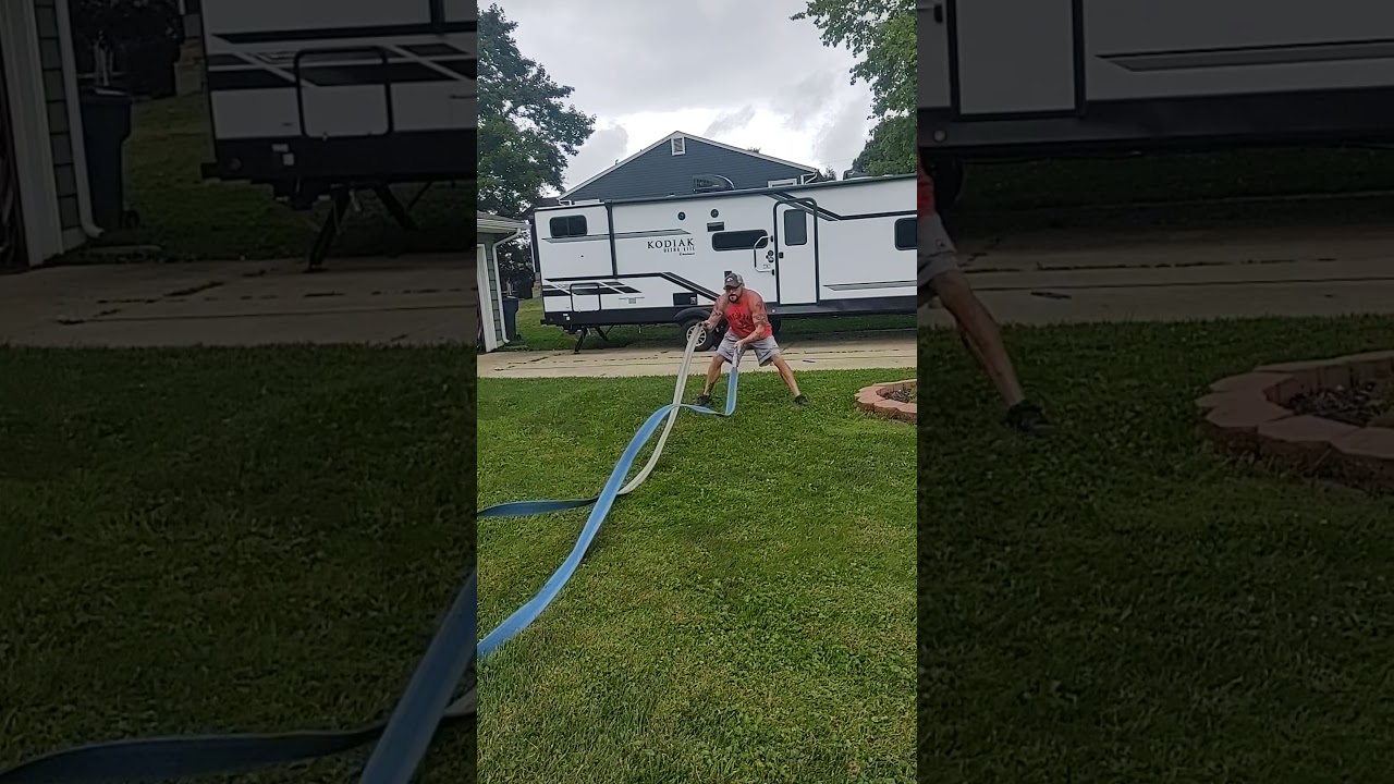 Homemade battle ropes!