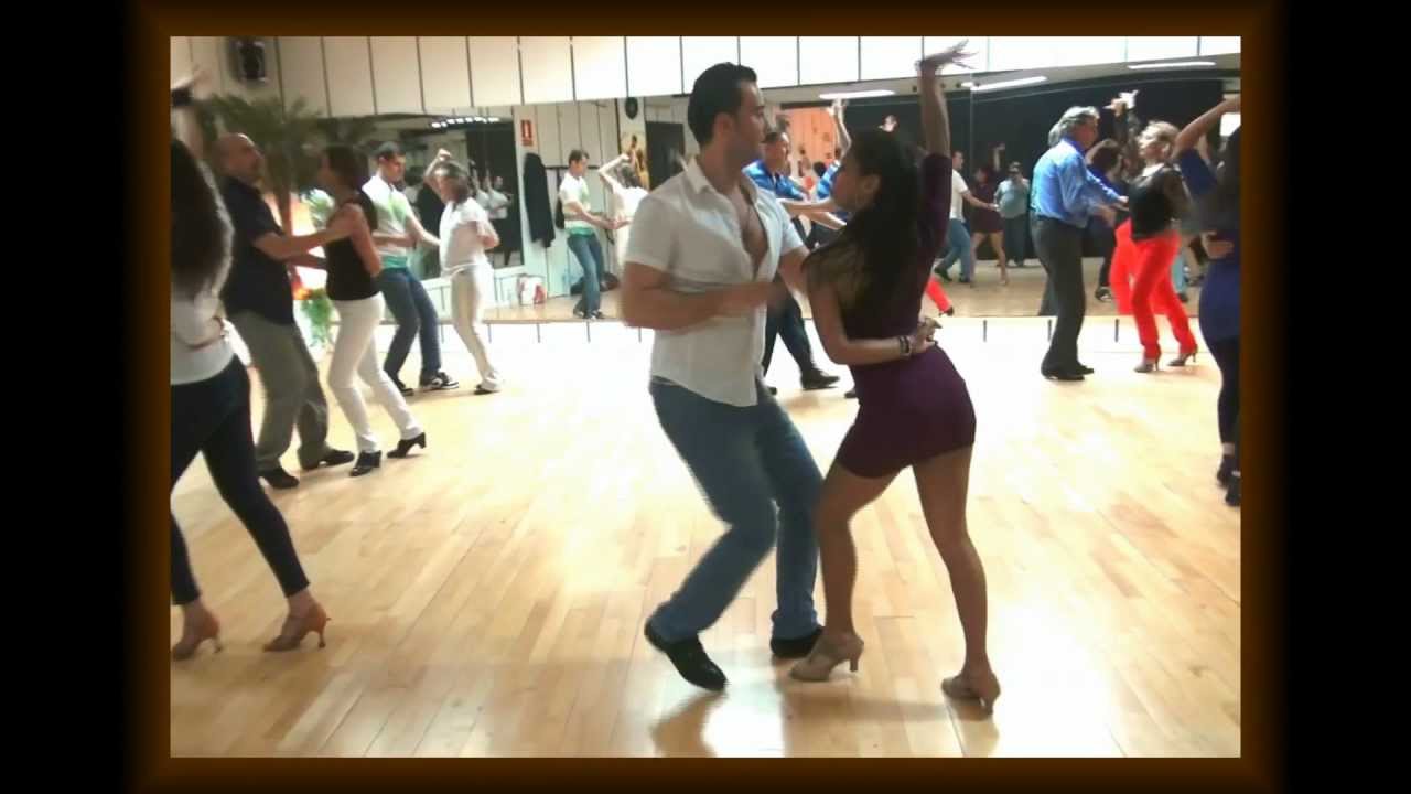 CLASE DE SALSA EN LINEA BASI Y DEISY  NIVEL BASICO-MEDIO