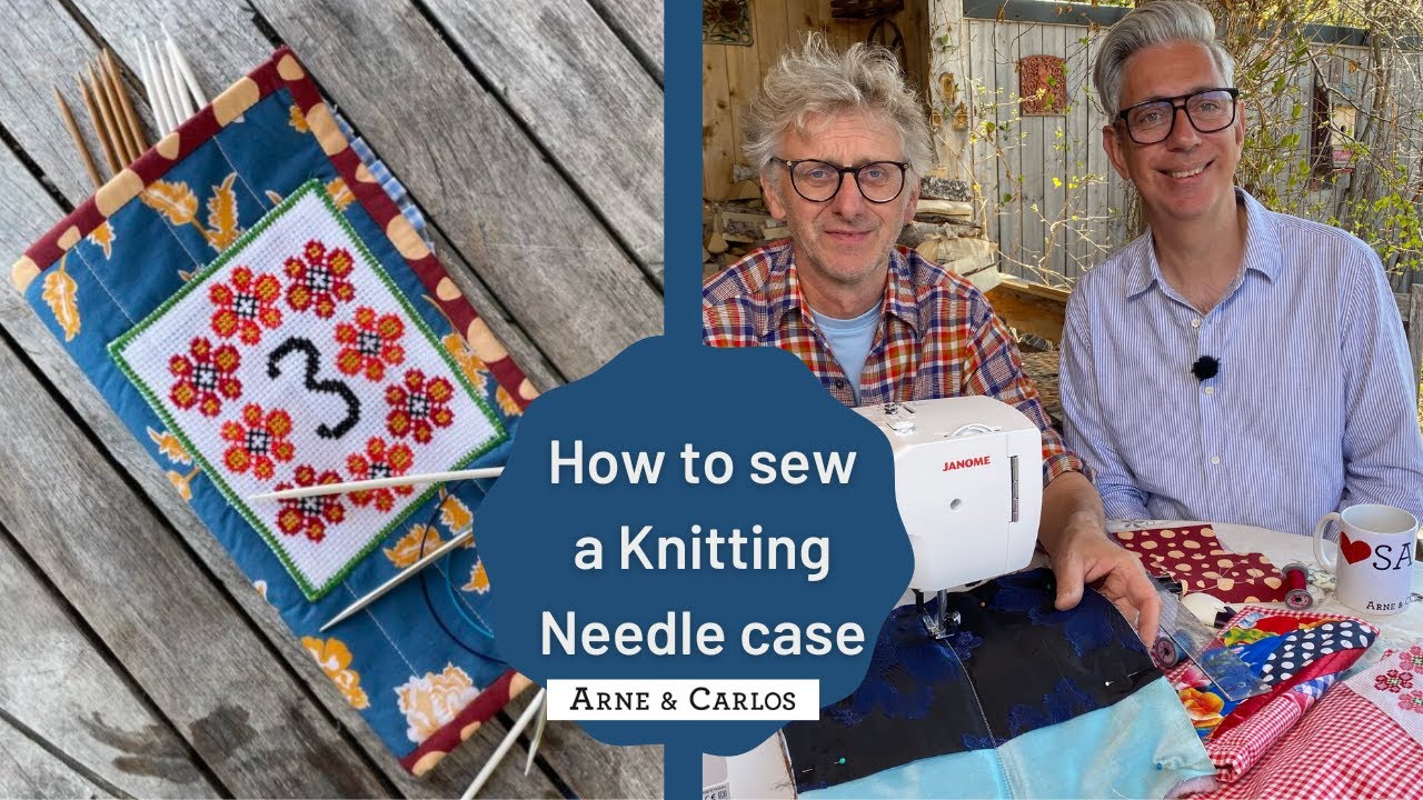 How to sew a knitting needle case - by ARNE & CARLOS