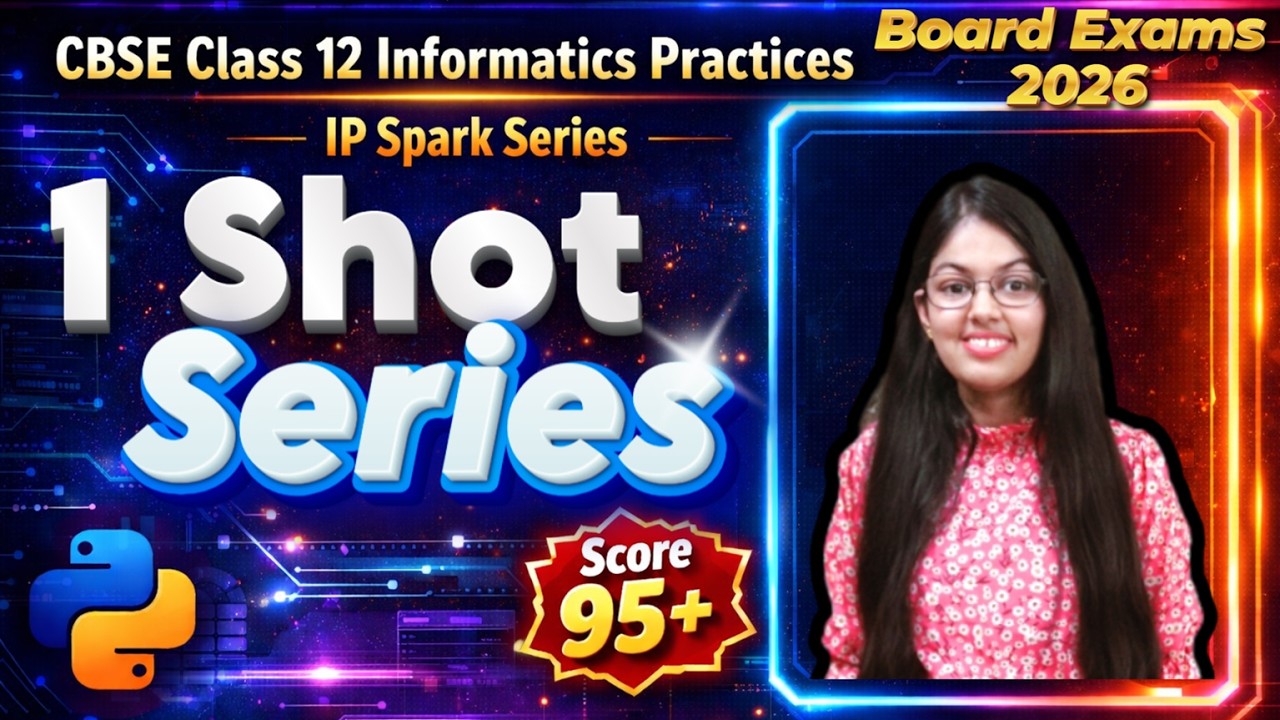 Series 1 Shot | Data Handling using Pandas | CBSE Class 12 Informatics Practices