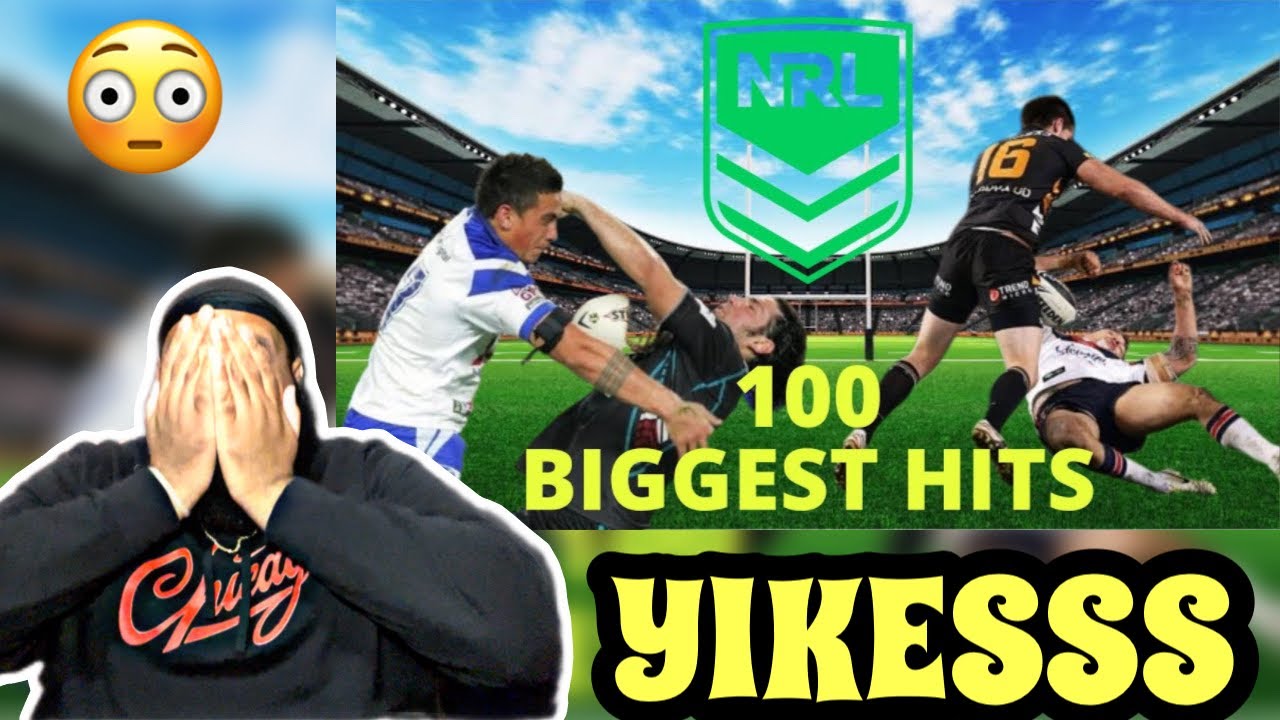 100 Biggest Hits Of All Time (NRL) | RUGBY REACTION