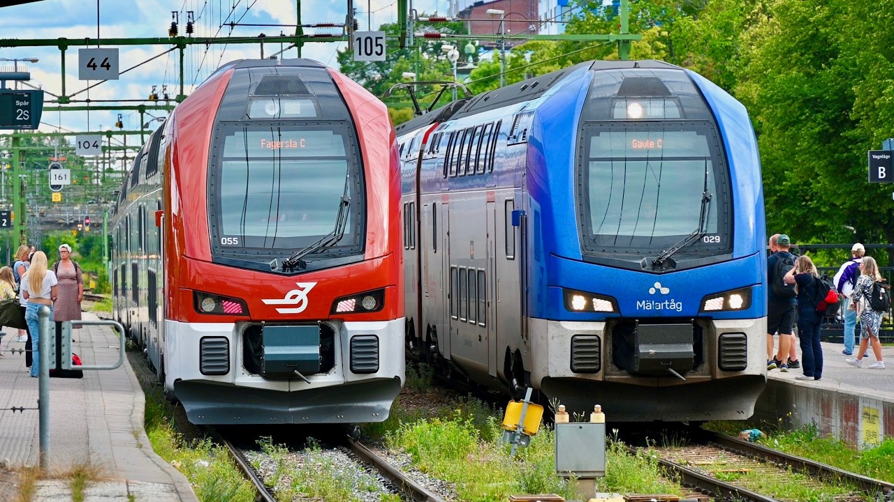Swedish trains part 104 - Gävle Central
