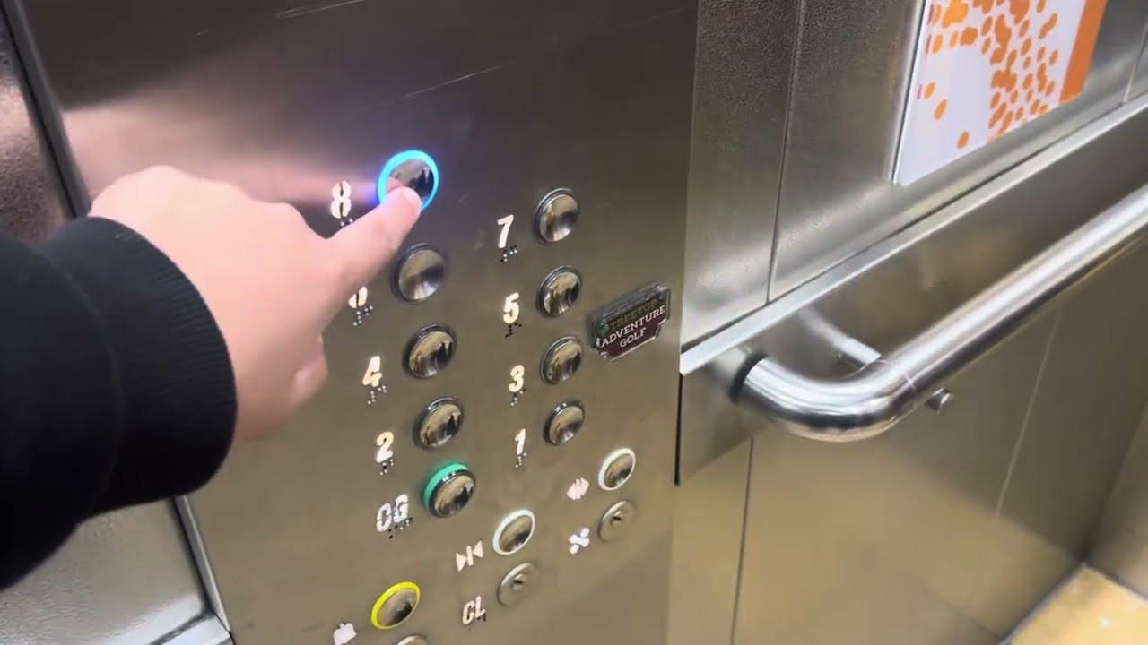 Otis Gen2 Elevator At The St. David's Shopping Centre Car Park Cardiff City Centre