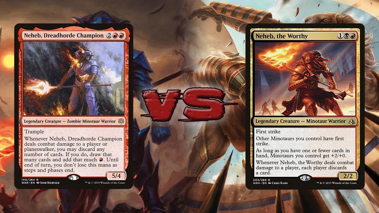 Neheb, Dreadhorde Champion vs Neheb the Worthy - Commander/EDH - tribalkai/eedi-H - 1v1