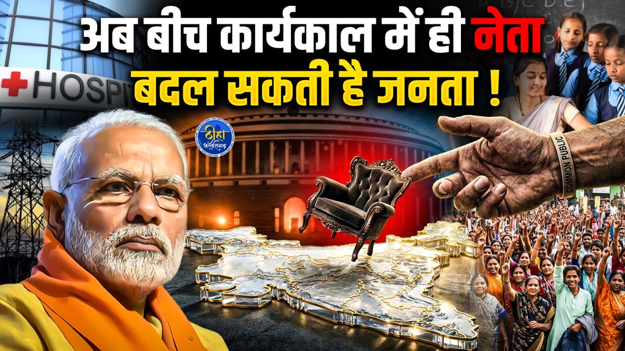 Right to Recall | जनता को सरकार बदलने के लिए अब 5 साल नहीं करना होगा इंतज़ार? Indian politics |