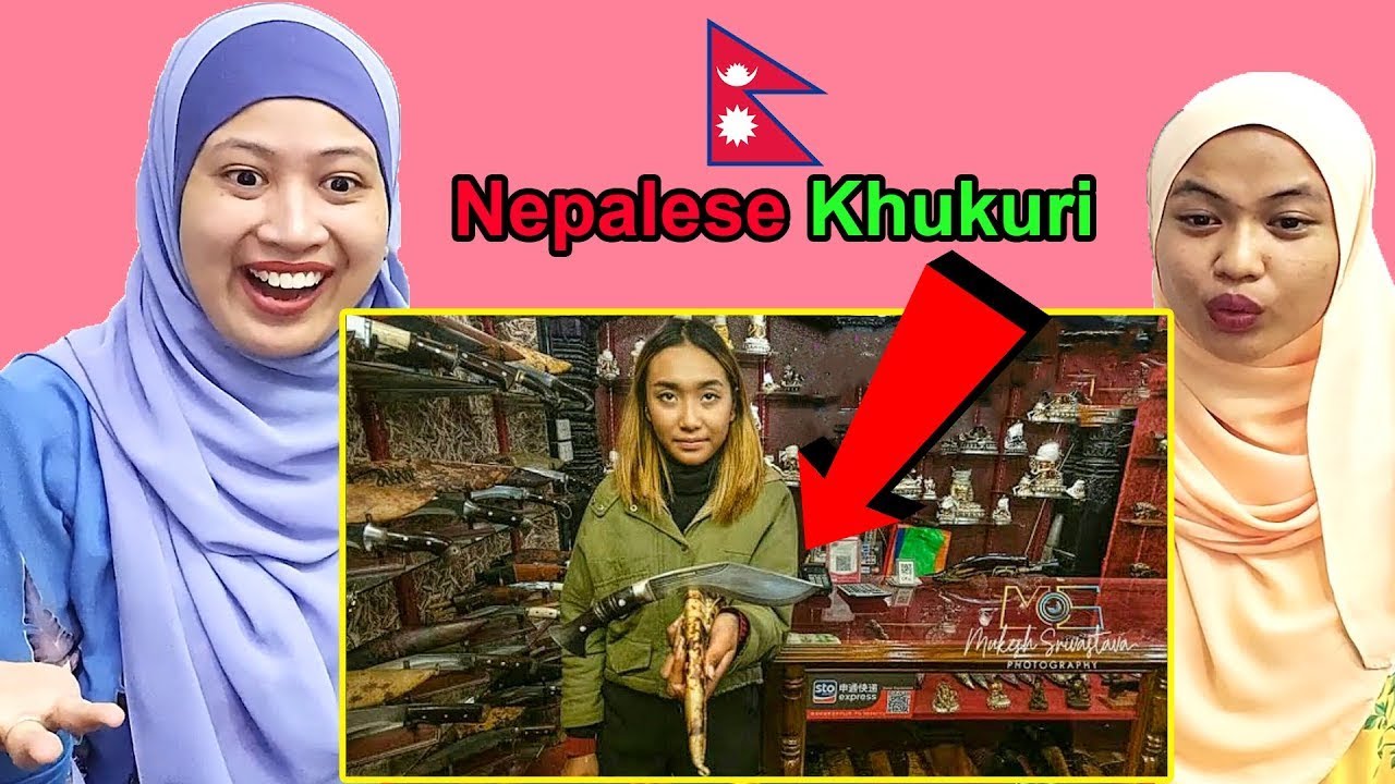 Nepalese Khukuri Collection | Nepal Gorkha Kukri | Malaysian Girl Reactions