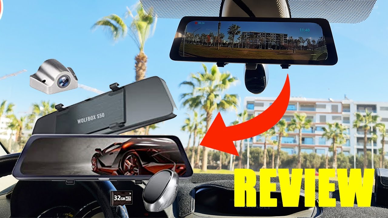 WOLFBOX S50 Best Mirror Dash Cam - Review & Installation