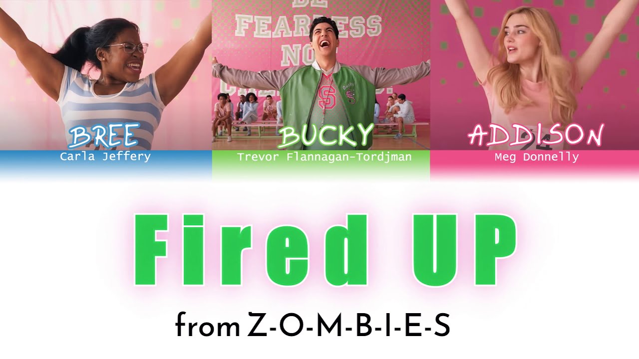 ZOMBIES - Fired Up (Color Coded Lyrics)