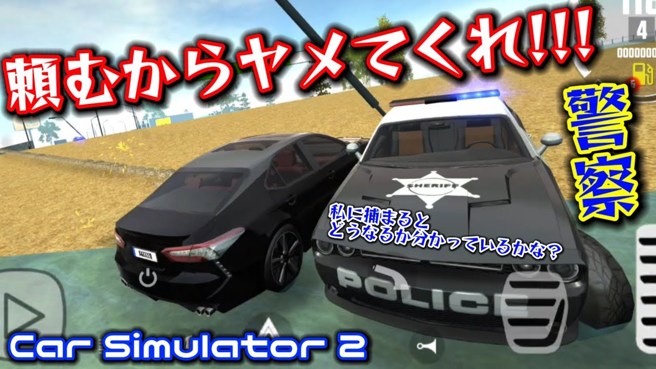 警察のせいでかけるさんの頭は半分に裂かれてしまった。【カーシミュレーター2】#10
