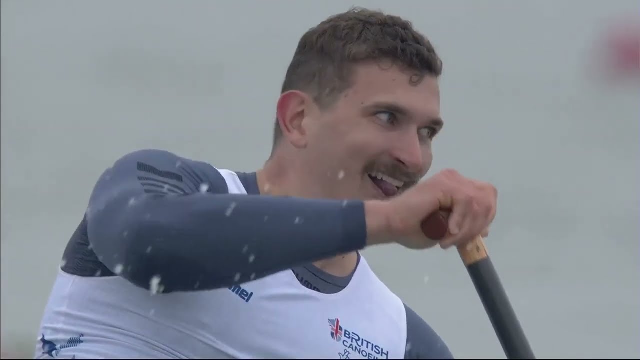 Финал забега 200 м среди мужчин VL3 / Кубок мира по спринту и параканоэ 2023 года в Сегеде