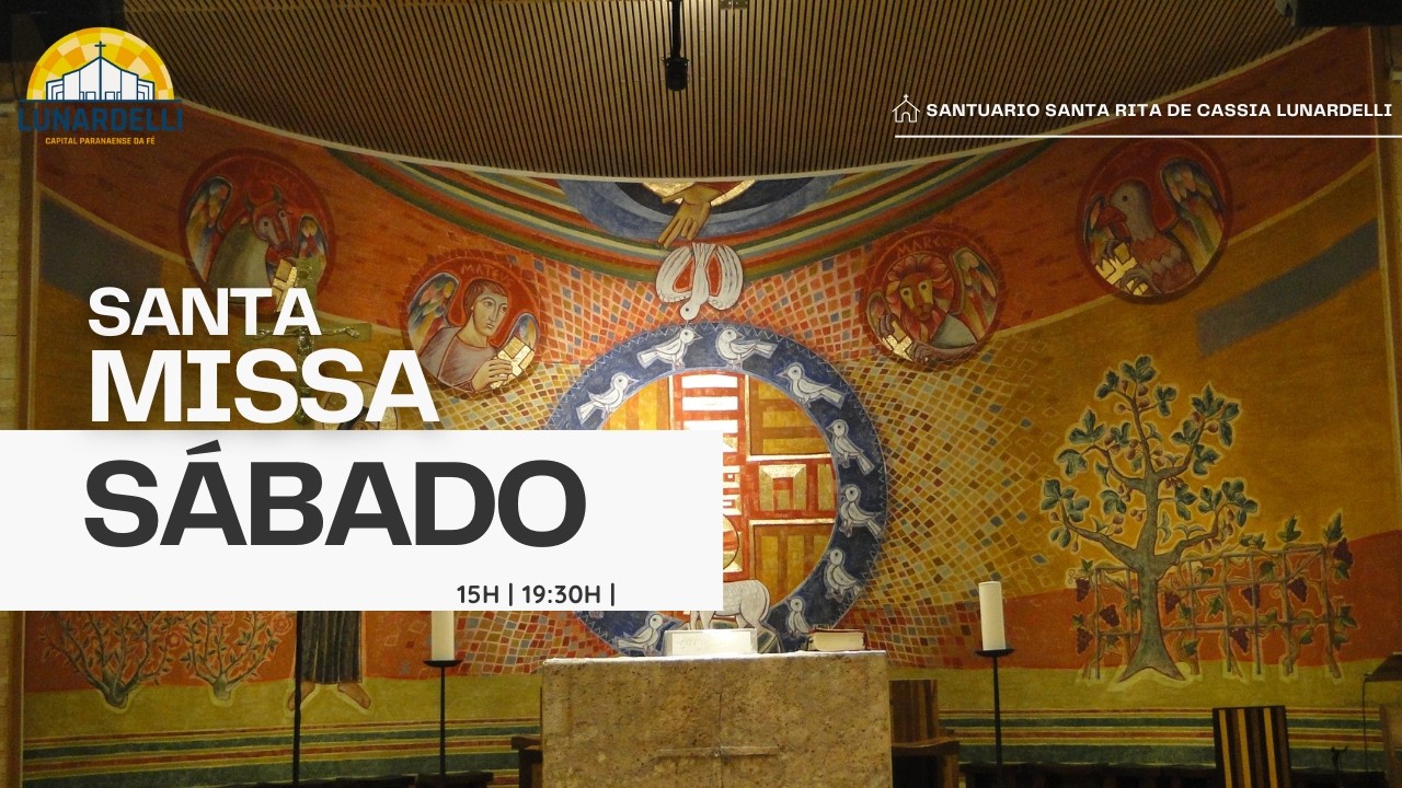 Santa Missa 15H - São Cirilo, monge e São Metódio, bispo | Memória | Sábado 14 de Fevereiro ano 2026