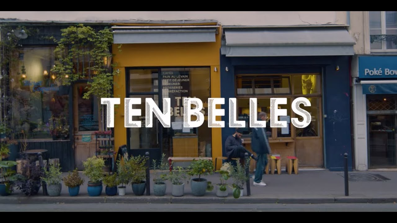 Ten Belles - a bakery and coffee shops in Paris.